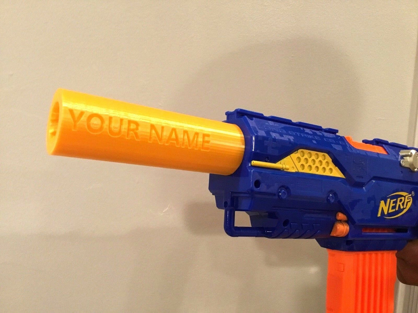 Custom Engraved ANY COLOR Twist on Barrel NERF RapidStrike Stryfe Modulus & more