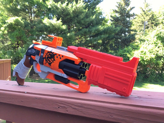 SSWI Custom Tactical Big Boy Barrel Mod For Nerf HammerShot - Hammer Shot