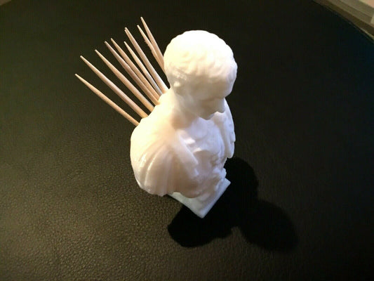 Julius Caesar Ides of March Tooth Pick Holder Sculpture Toothpick Display Gift