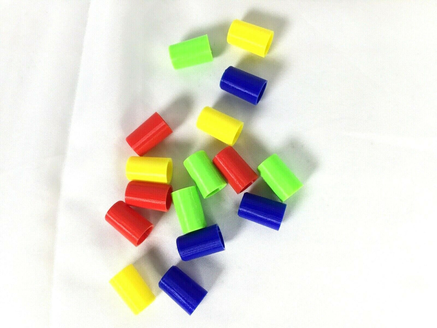 Trouble Game Replacement Pieces Parts 16 Total Yellow Blue Green Red Tokens Pegs