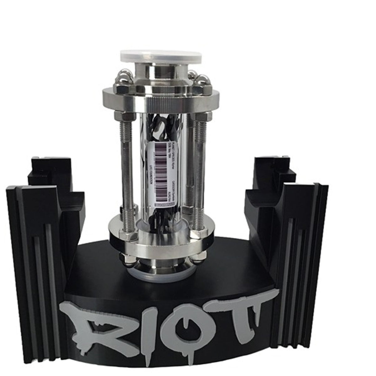 RIOT Symbiote Specimen Containment Vial w/ Custom 3D Display Stand Cosplay Prop
