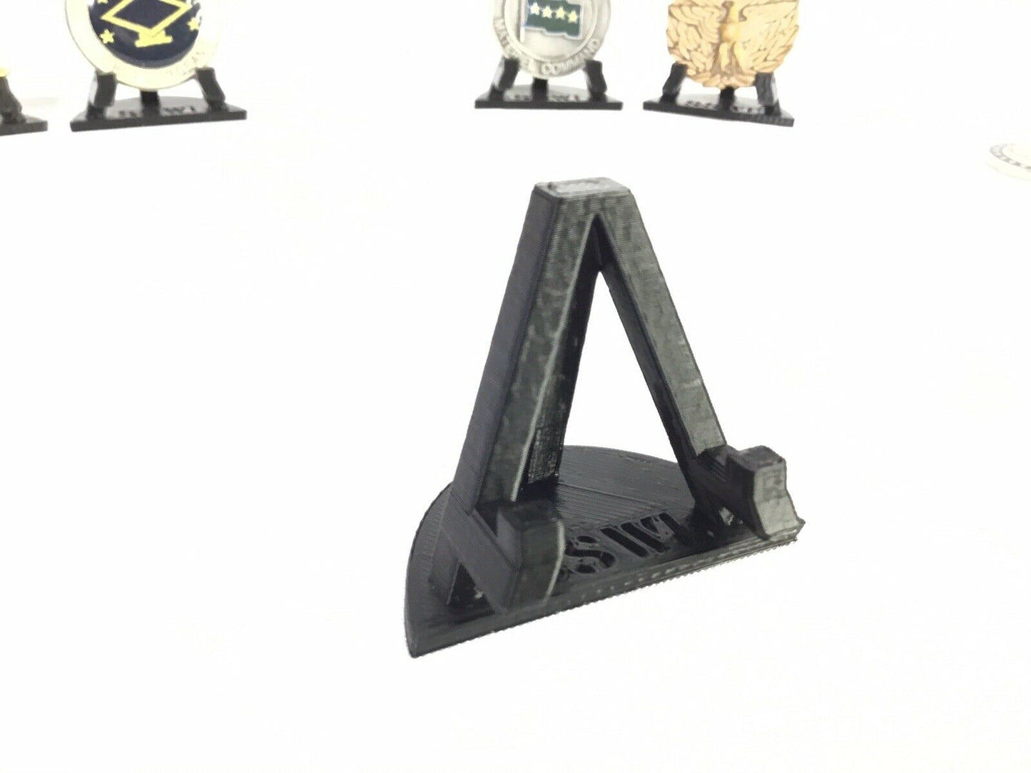 SSWI Sturdy Solid Coin Metal Minerals Display Stand Easel Holder USA All Colors