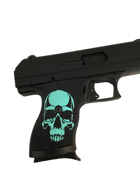 SSWI Any Color Skull Grained Grips for Hi-Point C-9, CF-380 / 9mm & .380 HiPoint