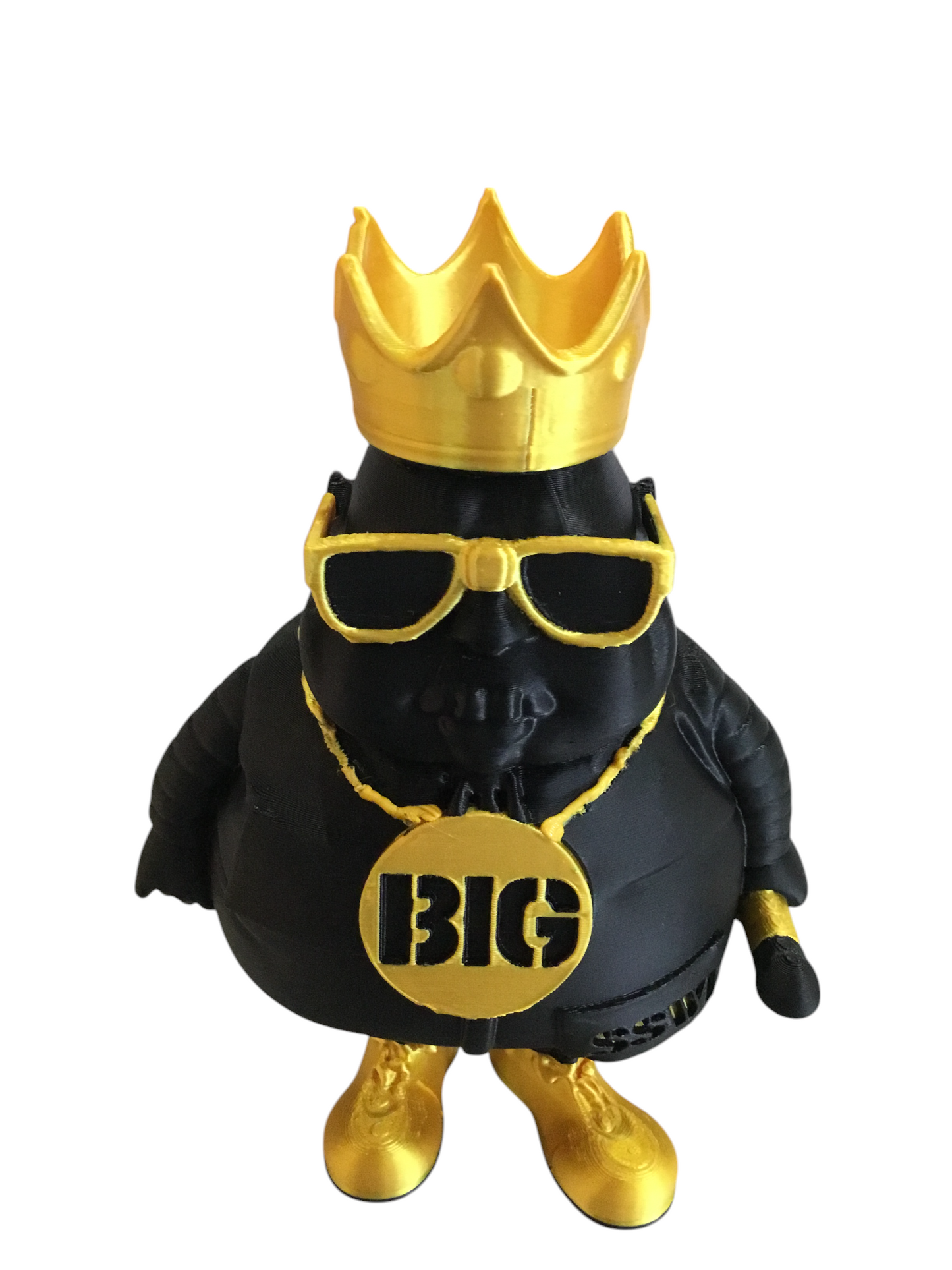 The Notorious BIG Hip-Hop King Figurine – Gold Crown Edition - Biggie Smalls