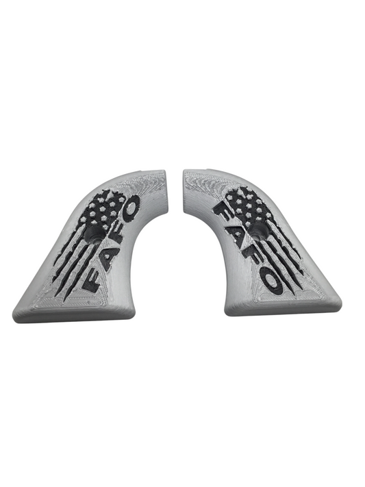 SSWI Heritage Rough Rider Magnum .22 Flag Revolver Grips FAFO 22cal Any Color