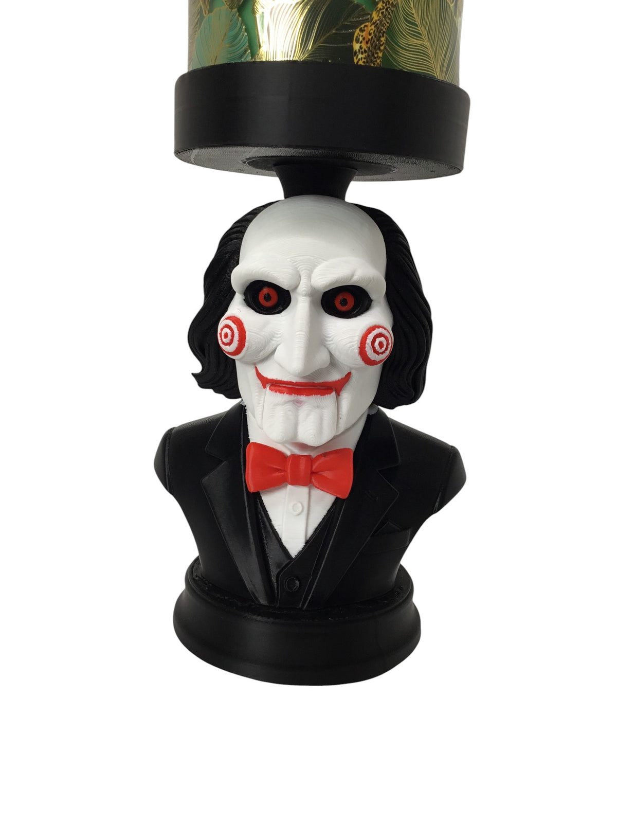 Billy Saw Candle Holder Stand Horror Bust Display for Candles, Pots, Storage etc