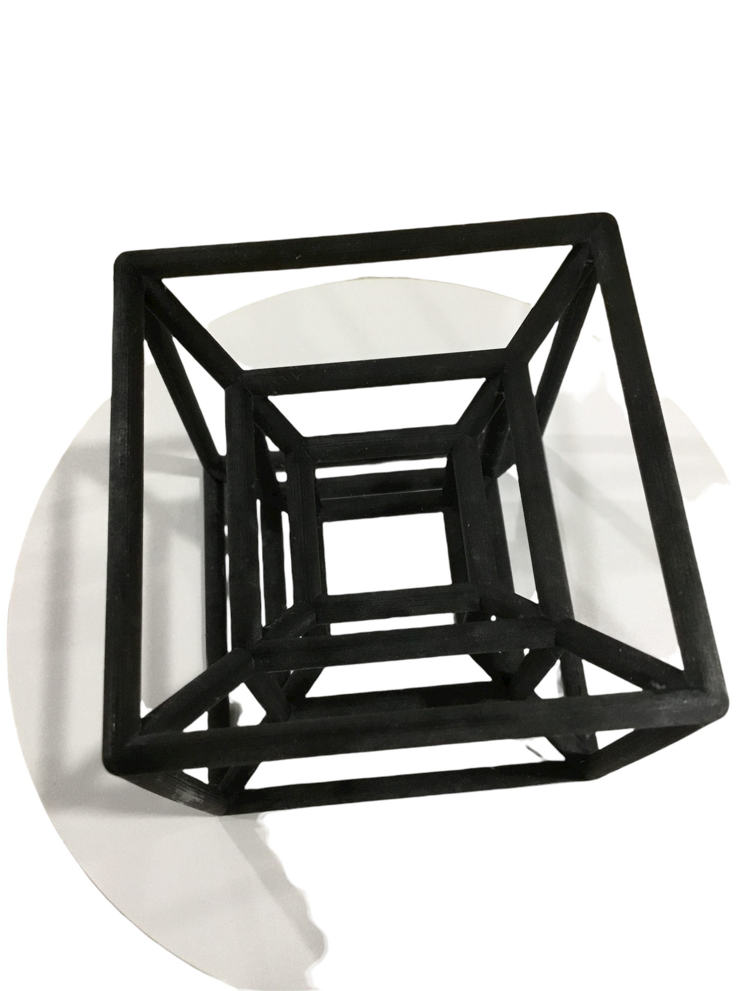 Tesseract Four Dimensional Hypercube Shape Math Geometry Educational Gift and Learning Tool 4D