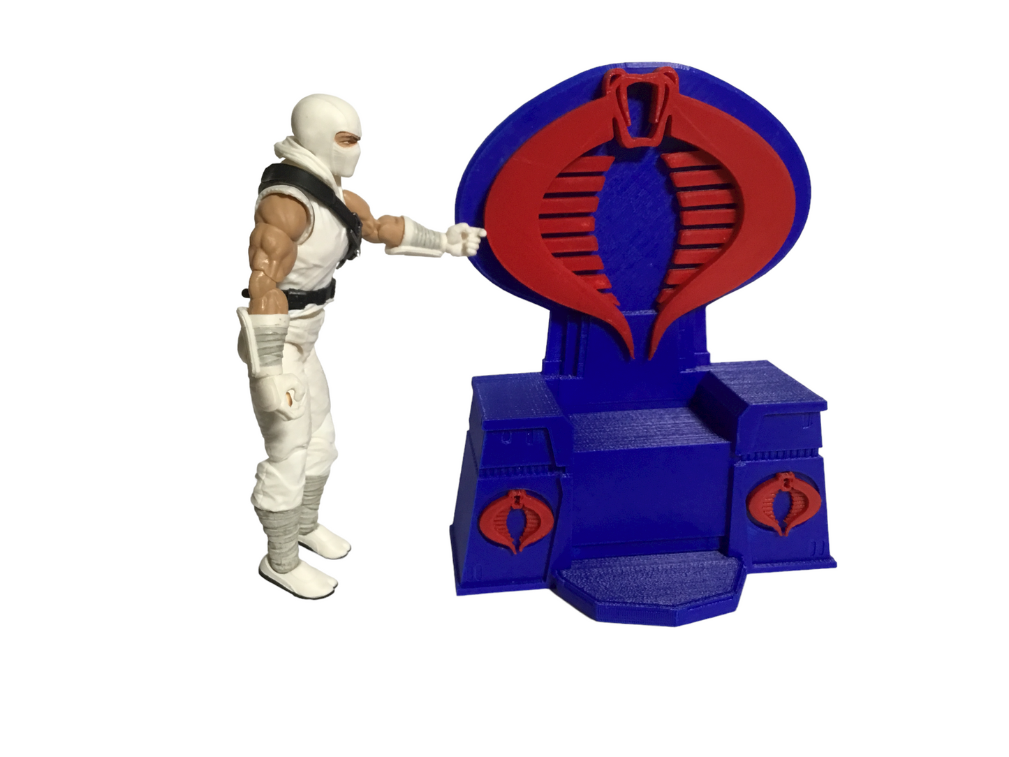 SSWI Custom Gi Joe Throne / Chair Cobra Commander or Destro fits 6 inch figures