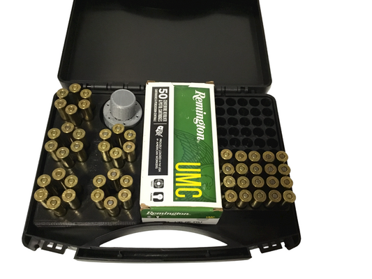 SSWI 357 38 Special Revolver Speed Loader, Loading Tray and Carrying Case Kit