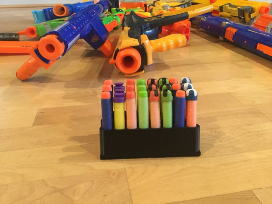 Nerf N Strike Compatible Ammo Dart Storage Box Holder Container 24 DART Storage