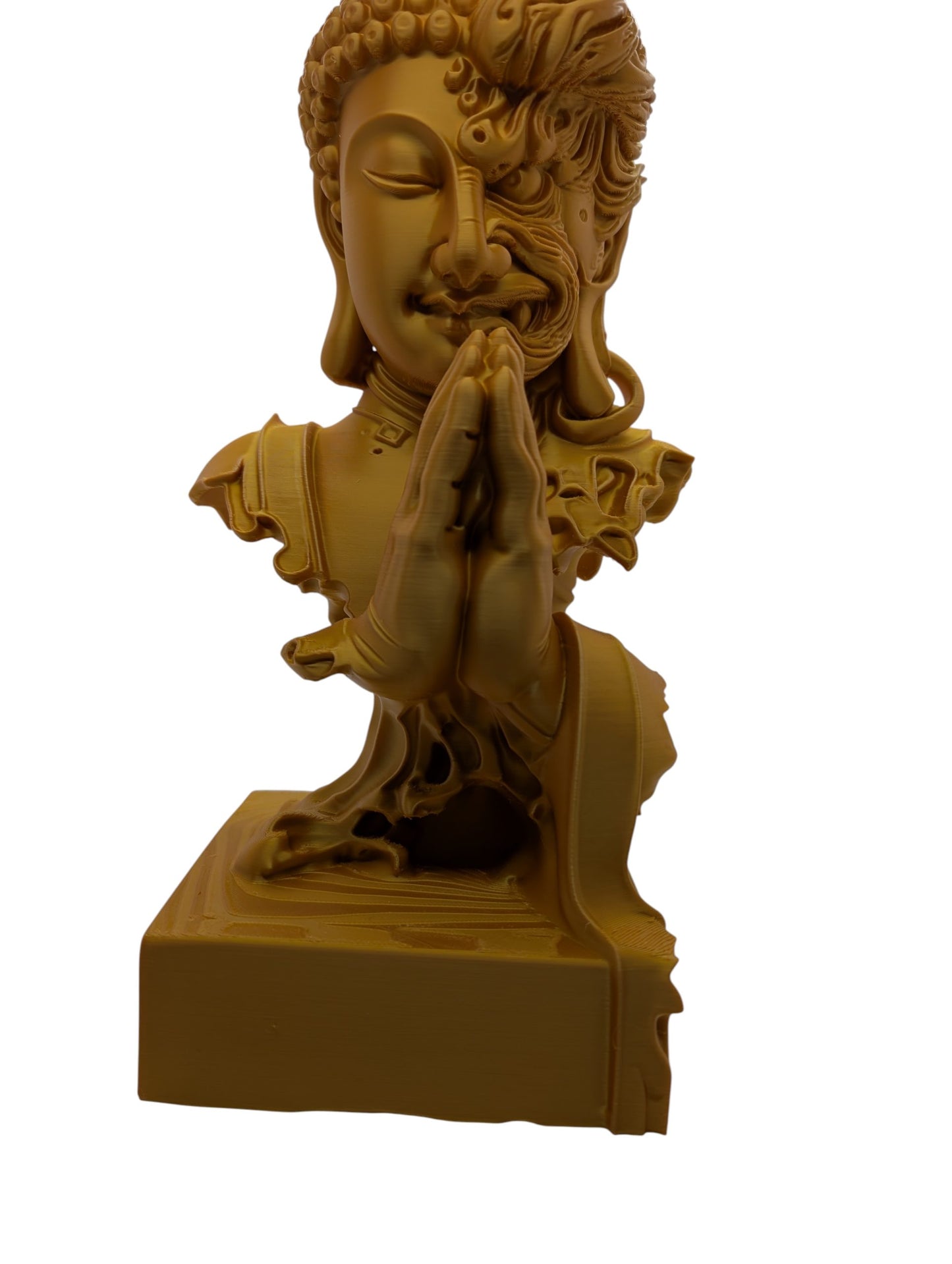 The Quiet Divide 12" Display Bust Modern Art Sculpture Unique Decor