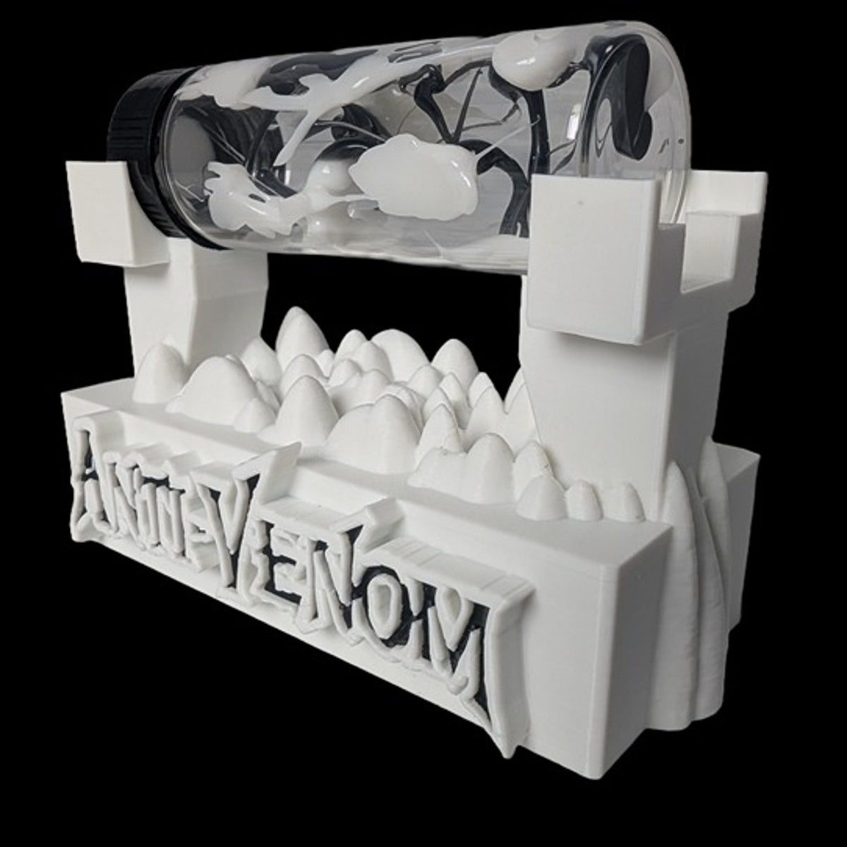 Anti-Venom Symbiote V2 Contained in a Glass Vial w/ Custom Display Stand CosPlay