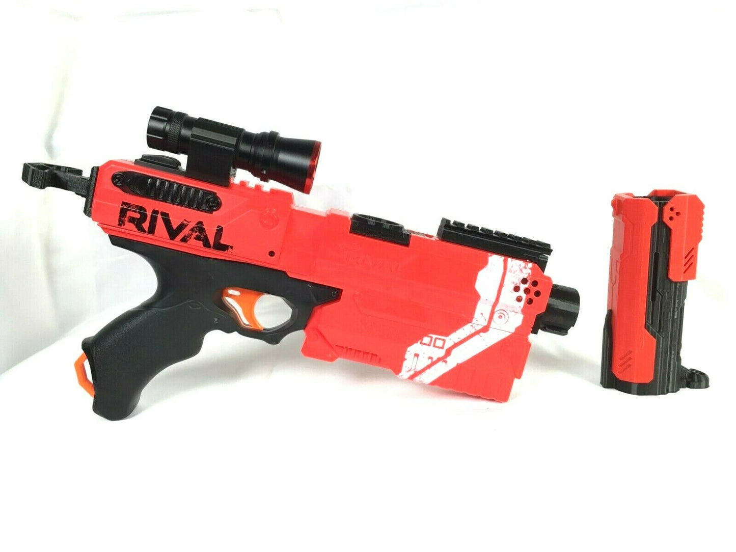 Modded Nerf KRONOS Blaster Rival - Door Del, Spring Space, Barrel, T-Pull MORE!