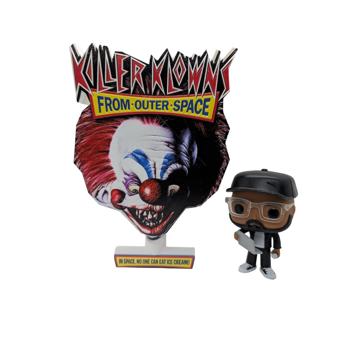 New Killer Klowns From Outer Space 9” Raised Ink Custom Display Sign