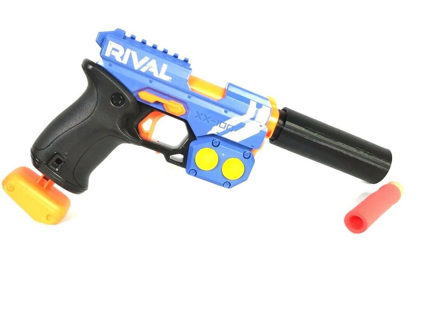 SSWI for Nerf Rival Knockout to Mega Dart Removable Barrel Tool With Silencer