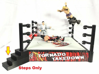 SSWI WWF WWE WCW Compatible Event Wrestling Ring Steps Add-ons for figures