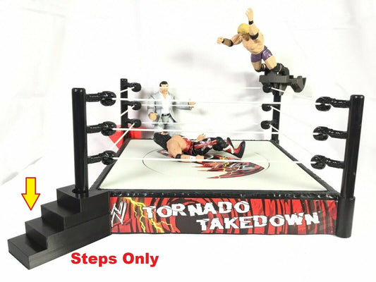SSWI WWF WWE WCW Compatible Event Wrestling Ring Steps Add-ons for figures