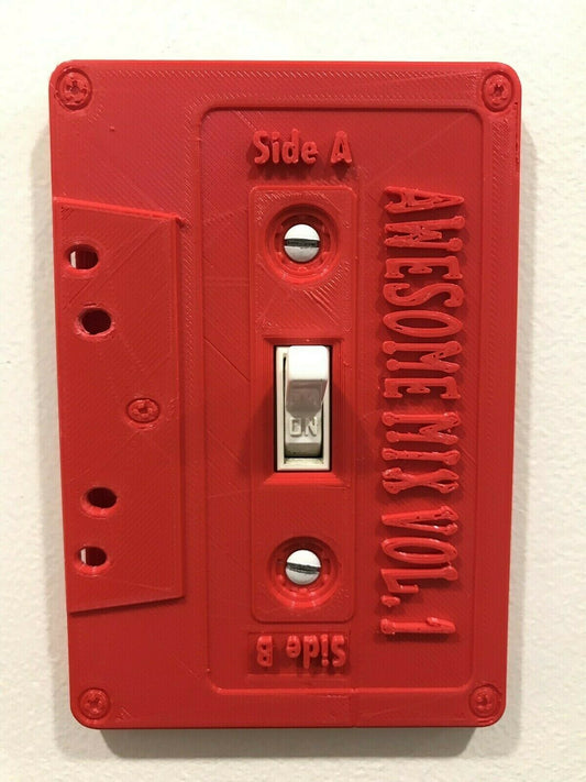 Awesome Mix Vol 1 Inspire (Fan Art) Mix Tape Light Switch - Any Color