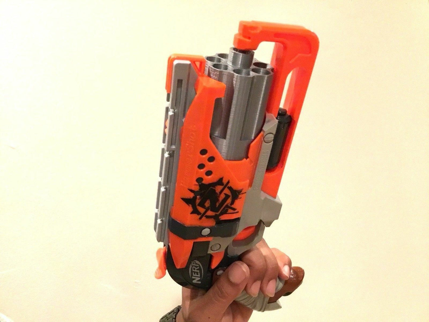 SSWI Hammershot 7 Shot Any Color Barrel NERF Mod Upgrade Hammer Shot MORE Shots