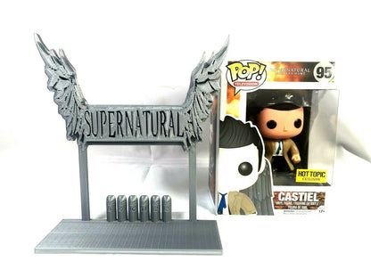Super Natural Display Sign Stand POP Dorbz Wobblers Collectibles TV Show Fan Art