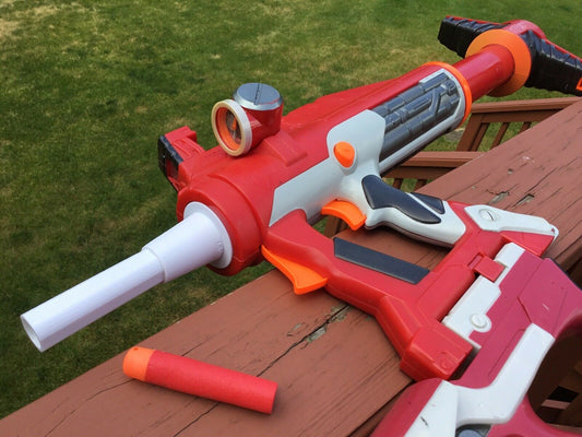 SSWI NERF Compatible N-Strike TITAN AS-V1 to MEGA Dart High Powered Adapter