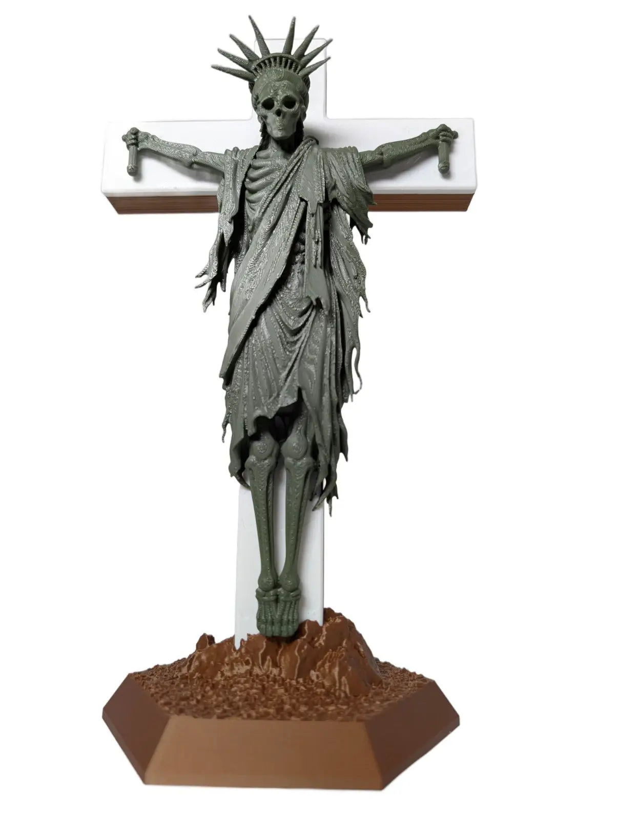 SSWI "The Fall of Freedom" Lady Liberty Display Statue 11.5" Political Art