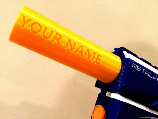 Custom Engraved ANY COLOR Twist on Barrel NERF RapidStrike Stryfe Modulus & more