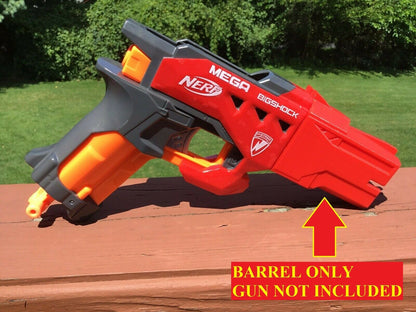 SSWI Nerf Mega Bigshock (JUDGE) Tactical Barrel - Custom Mod (Barrel Only)