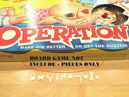 Complete Set of 11 Operation Game Replacement Pieces Parts Toys Ailments Missing