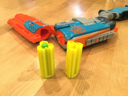 2 SSWI Nerf Compatible Single Shot HIGH POWERED Zombie Strike SLUGS Sledge Fire