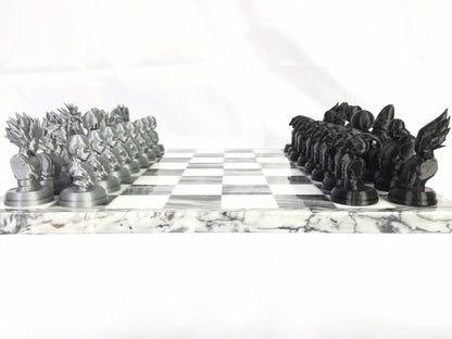 Dragon Ball Z FAN ART Chess Set Goku, Broly, Vegeta Gohan Krillin DragonBall DBZ