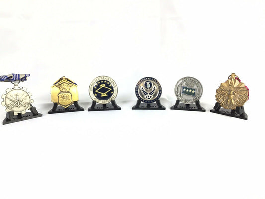 SSWI Sturdy Solid Coin Metal Minerals Display Stand Easel Holder USA All Colors