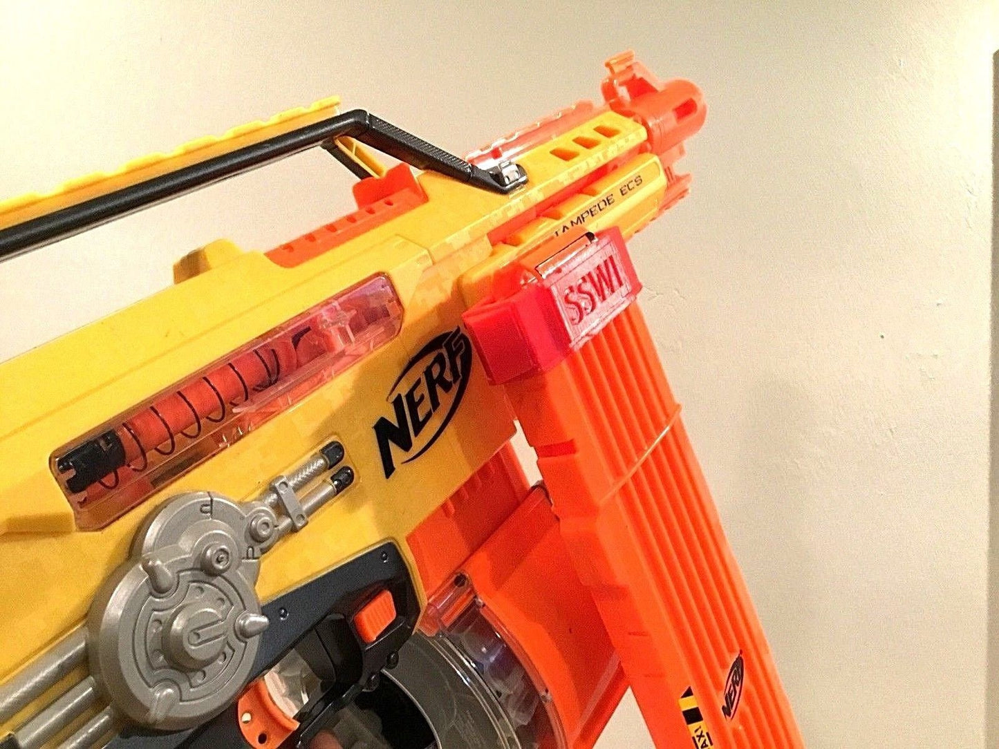 SSWI MAGAZINE MOD CLIP HOLDER For NERF TACTICAL RAIL Custom Attachment Dart Gun