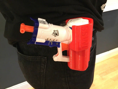 SSWI Custom Nerf N-Strike Elite Triad EX-3 Blaster Holster Belt Loop (Any COLOR)