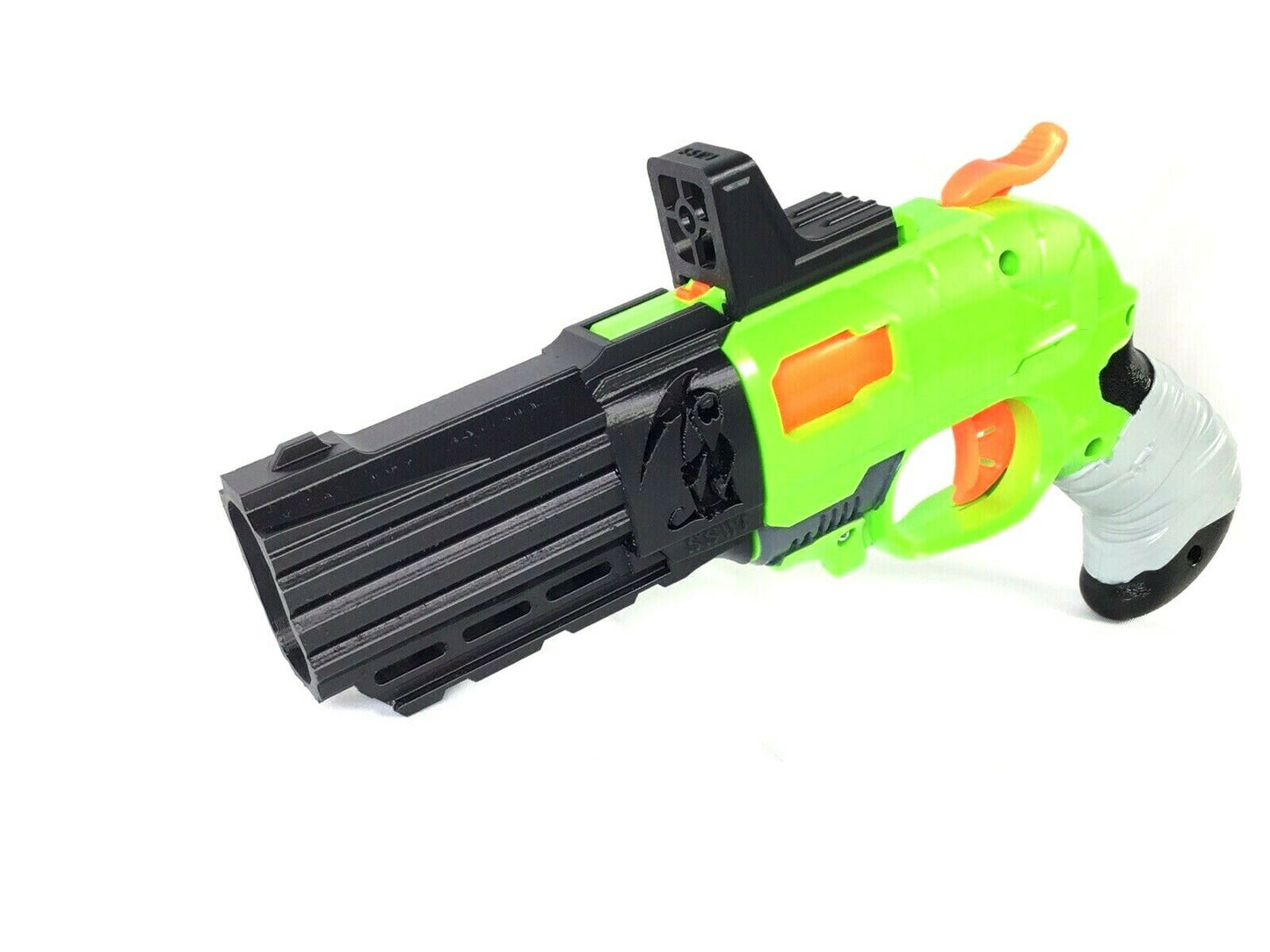SSWI Modded Nerf DoubleStrike Reaper Tactical Barrel And Iron Site Double Strike