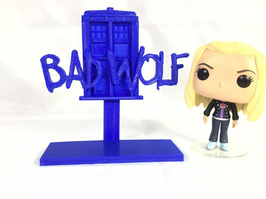 Bad Wolf Doctor Who FAN ART Display Sign POP Dorbz Wobblers Collectibles Dr Who