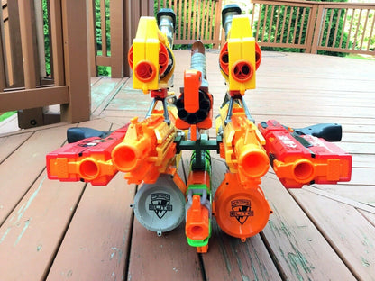 Nerf Compatible SSWI QUAD Tactical Rail Connector Joiner 4 Guns Side by Side