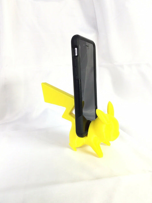 SSWI Pikachu Pokemon Inspired Fan Art Phone Charging Station Phone Dock Display