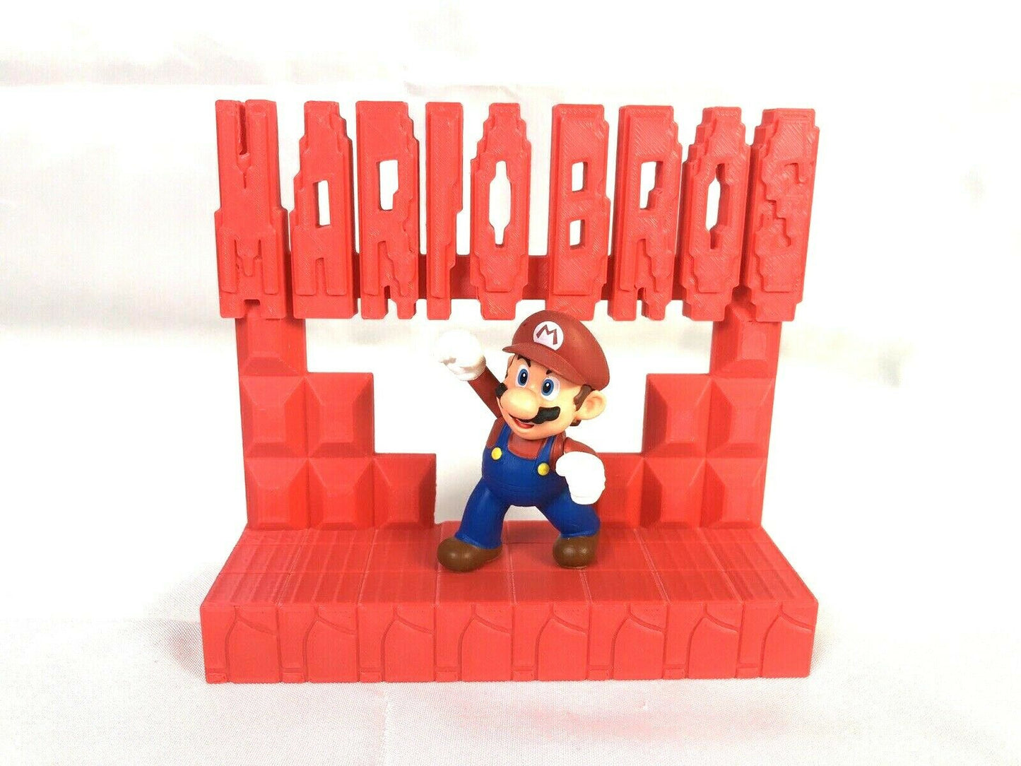 Mario Brothers Gamer Display Sign Stand POP Wobblers Collectibles Mario Bros