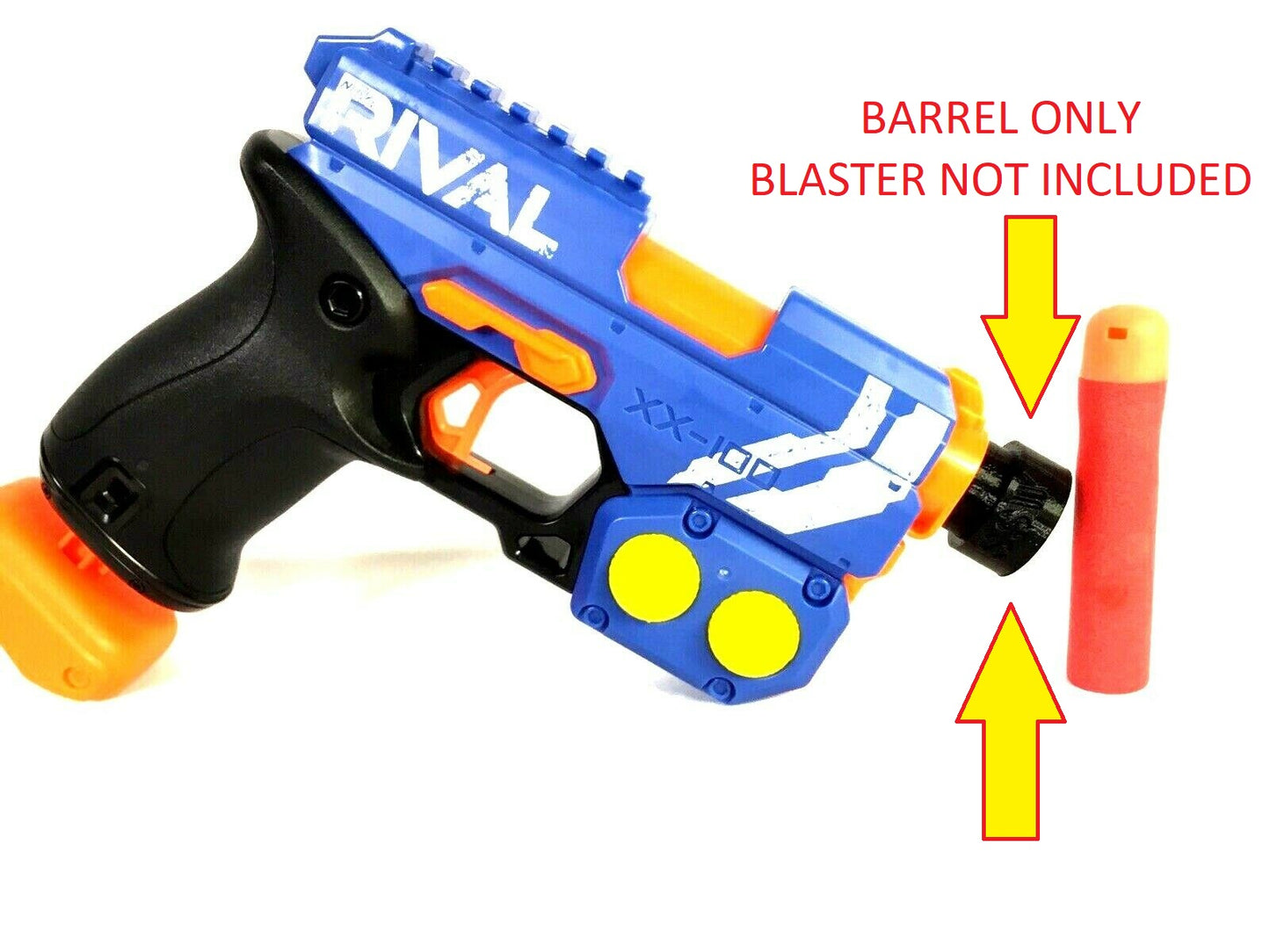 SSWI for Nerf Rival Knockout to (HIGH POWERED) Mega Dart Removable Barrel Tool