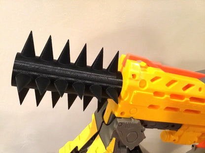 Tactical SPIKED Barrel Twist On Extension Attachment Nerf Stryfe Modulus More