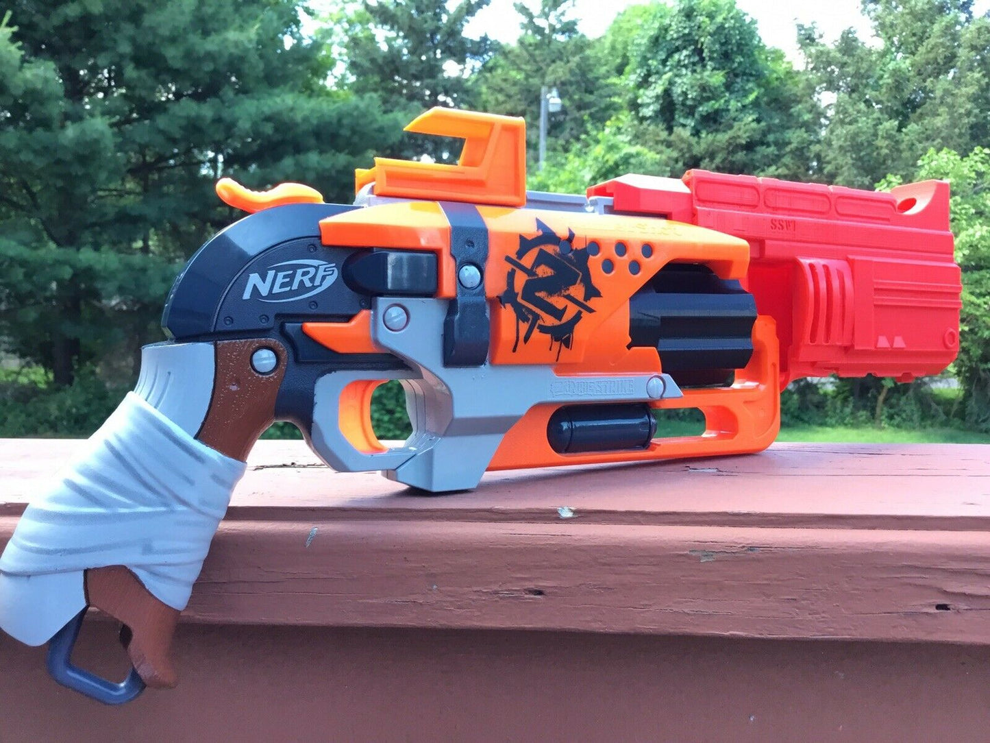 SSWI Custom Tactical Big Boy Barrel Mod For Nerf HammerShot - Hammer Shot