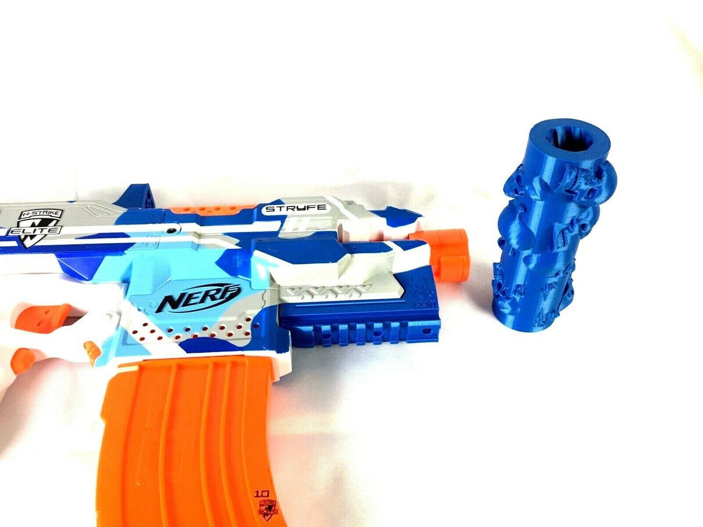 SSWI Bone Collector Twist on Barrel for NERF RapidStrike Stryfe Modulus & more