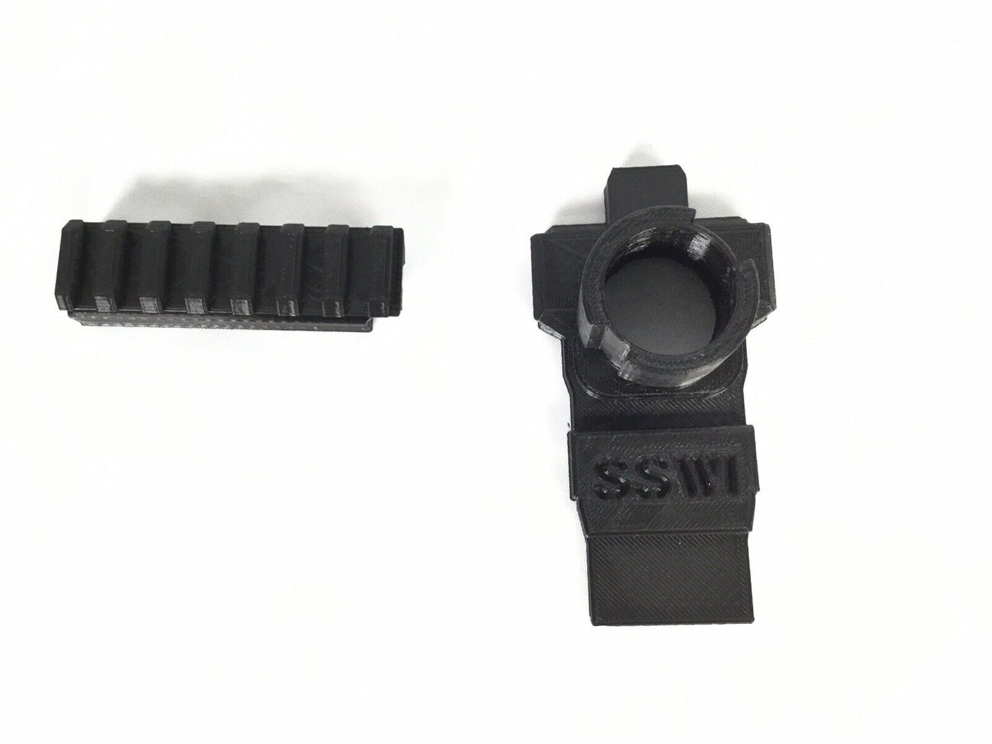 Rival Kronos Extended Muzzle Brake Plate Adapter & Picatinny Rail Nerf Upgrade