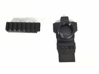 Rival Kronos Extended Muzzle Brake Plate Adapter & Picatinny Rail Nerf Upgrade