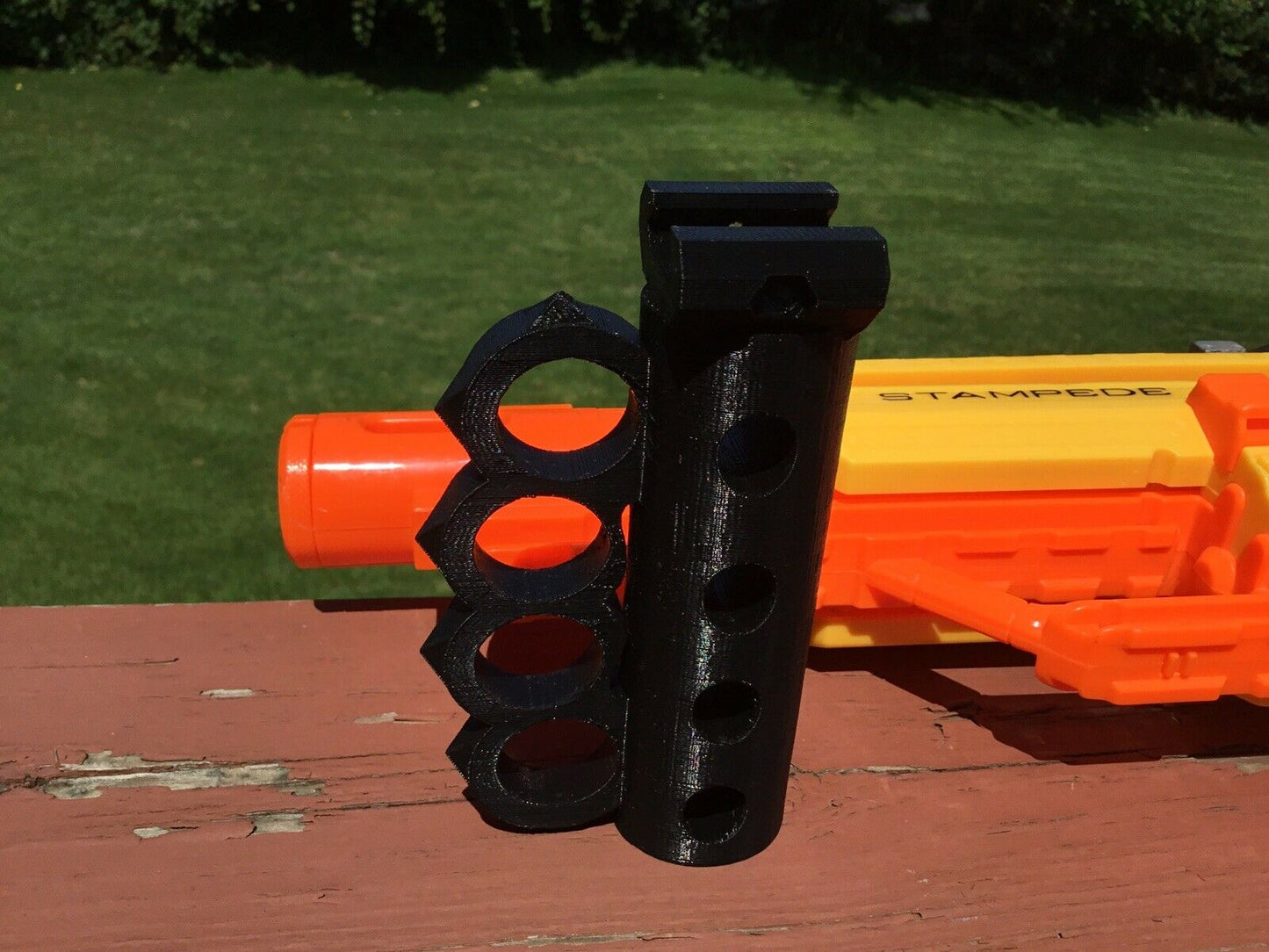 SSWI Custom Nerf Compatible Tactical non Brass Knuckles Fore Grip Front Handle