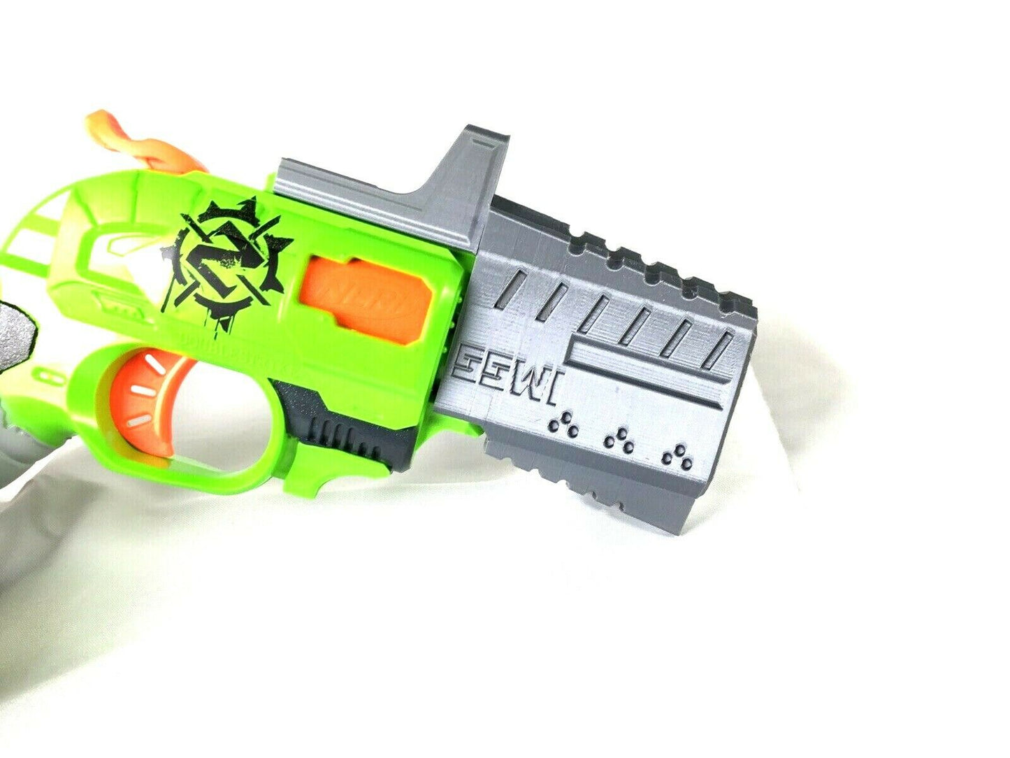 SSWI Modded Nerf DoubleStrike KIYZO Tactical Barrel And Iron Site Double Strike