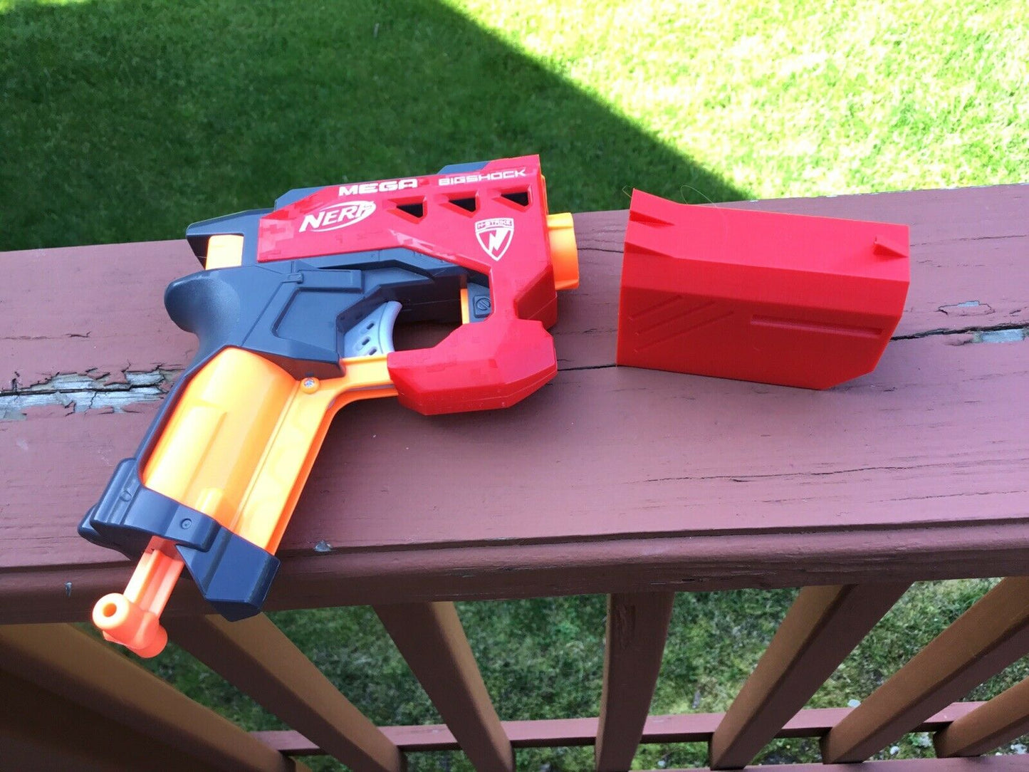 SSWI Nerf Mega Bigshock (No Regrets) Tactical Barrel - Custom Mod (Barrel Only)