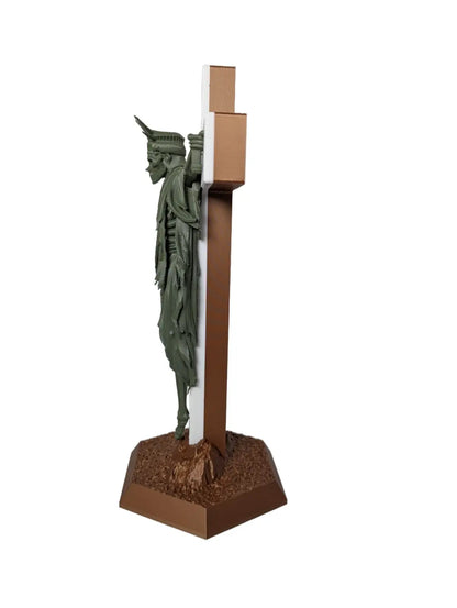 SSWI "The Fall of Freedom" Lady Liberty Display Statue 11.5" Political Art