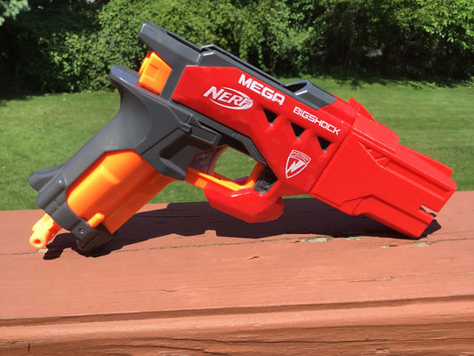 SSWI Nerf Mega Bigshock (JUDGE) Tactical Barrel - Custom Mod (Barrel Only)